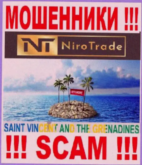 Niro Trade пустили корни на территории St. Vincent and the Grenadines и свободно отжимают вложения