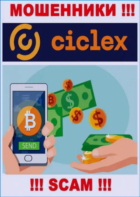 Ciclex не внушает доверия, Криптовалютный обменник - это то, чем занимаются эти мошенники