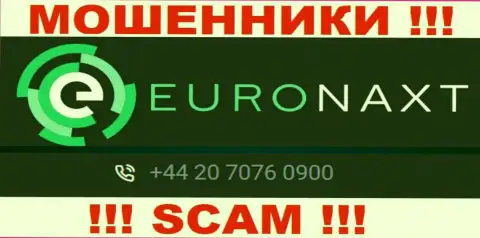 С какого именно телефонного номера Вас станут разводить звонари из организации EuroNax неизвестно, осторожнее