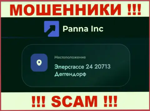 Адрес компании Panna Inc на официальном сайте - фейковый !!! БУДЬТЕ ОЧЕНЬ БДИТЕЛЬНЫ !!!