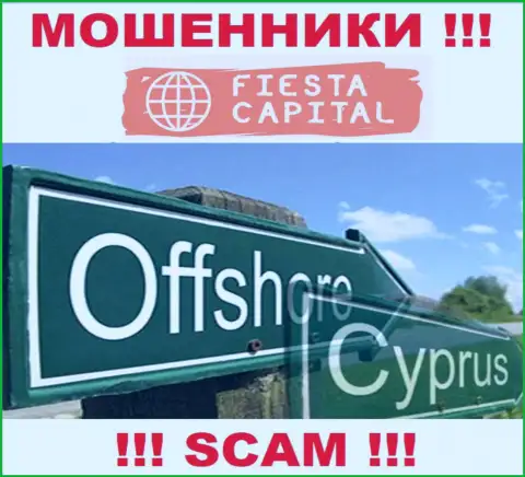 Офшорные интернет мошенники ФиестаКапитал скрываются вот тут - Кипр