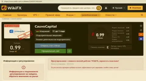 Cauvo Capital - это МОШЕННИКИ и РАЗВОДИЛЫ !!! Надувают и сливают вложенные денежные средства (обзор противозаконных деяний)