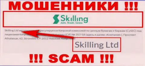 Компания Скайллинг Ком находится под крышей компании Skilling Ltd