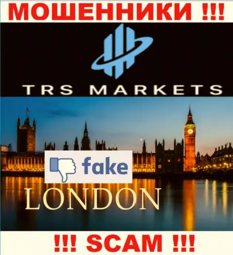 Не нужно доверять internet-мошенникам из конторы TRS Markets - они показывают фейковую информацию о юрисдикции
