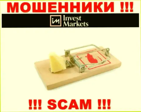 InvestMarkets Com - это ОБМАНЩИКИ !!! Обманом вытягивают денежные активы у биржевых трейдеров