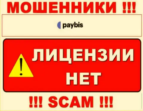Данных о номере лицензии PayBis у них на официальном информационном ресурсе не показано - РАЗВОДНЯК !!!