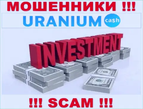 С Uranium Cash, которые прокручивают свои грязные делишки в области Investing, не заработаете - это обман
