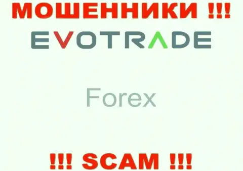 EvoTrade Com не внушает доверия, Форекс - это конкретно то, чем заняты указанные интернет-лохотронщики