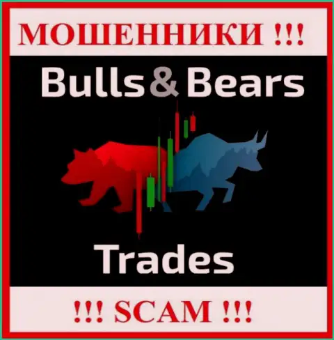 Логотип МОШЕННИКОВ Bulls BearsTrades