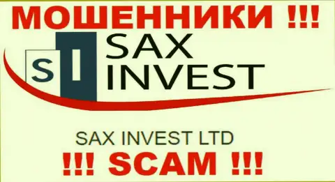 Информация про юр лицо ворюг Сакс Инвест - SAX INVEST LTD, не сохранит Вас от их грязных лап