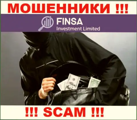 Не верьте в обещания заработать с обманщиками Finsa Investment Limited это ловушка для доверчивых людей