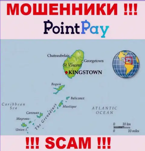 ПоинтПей - это internet ворюги, их адрес регистрации на территории Сент-Винсент и Гренадины