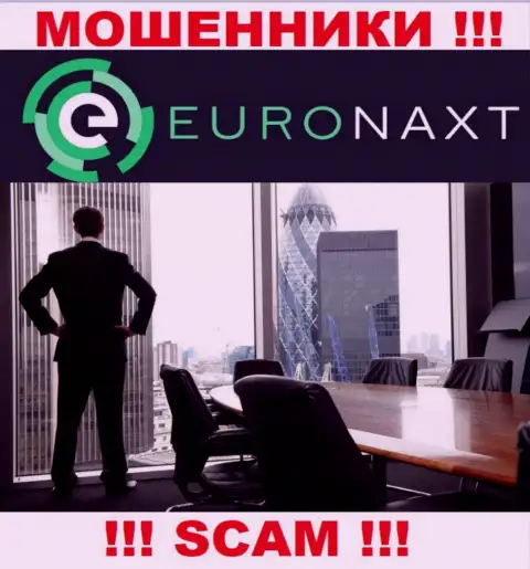 EuroNax - это МОШЕННИКИ ! Информация о руководителях отсутствует