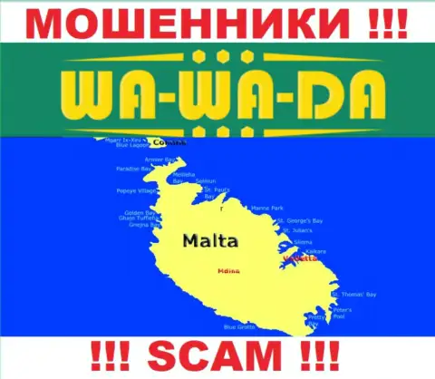 Malta - здесь юридически зарегистрирована организация Ва-Ва-Да Ком