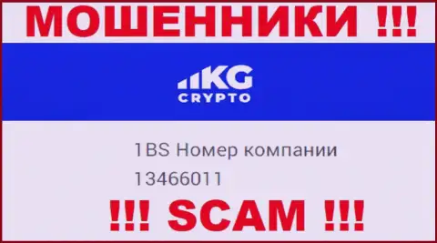 Рег. номер организации CryptoKG, Inc, в которую финансовые активы советуем не перечислять: 13466011