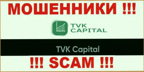 ТВК Капитал - это юридическое лицо интернет лохотронщиков TVK Capital