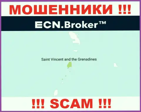 Пустив корни в оффшорной зоне, на территории St. Vincent and the Grenadines, ECNBroker не неся ответственности обворовывают клиентов