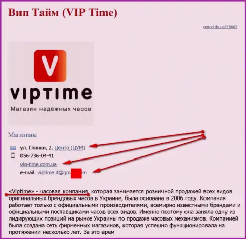 Лохотронщиков представил SEO, владеющий ресурсом vip-time com ua (продают часы)